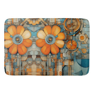 Tapis De Bain fleurs d'orange Cubist inspo
