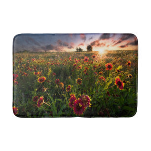 Tapis De Bain Fleurs Fleur sauvage indien Texas