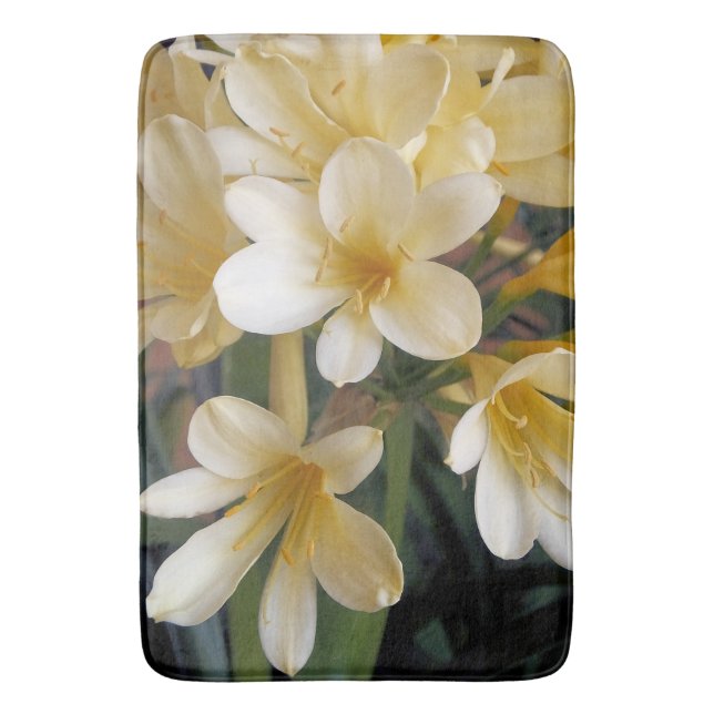 TAPIS DE BAIN FLEURS JAUNES (devant Vertical)