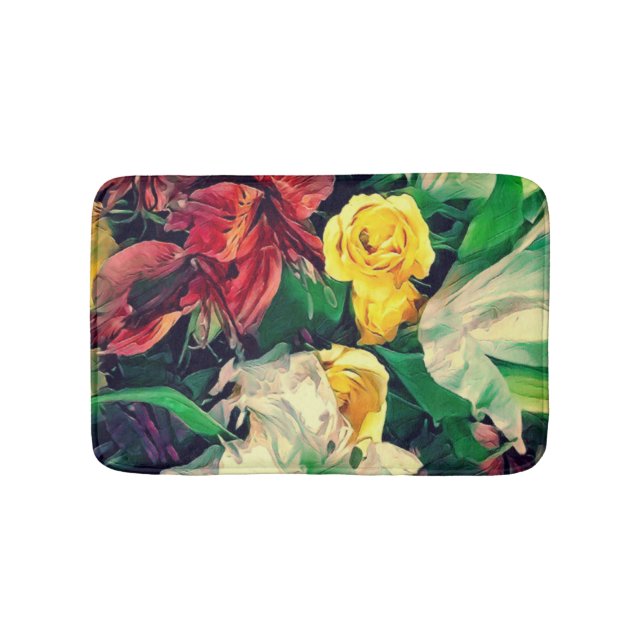 Tapis De Bain Fleurs Le Matin (Devant)
