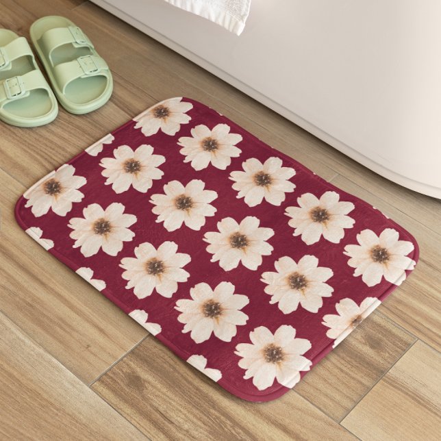 Tapis De Bain Fleurs modernes (Créateur téléchargé)