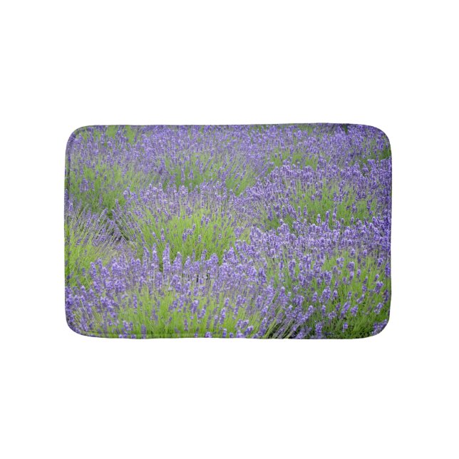 Tapis De Bain Fleurs pourpres de lavande (Devant)