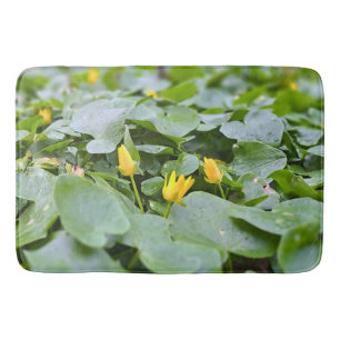 Tapis De Bain Fleurs sauvages de la forêt – Photographie botaniq