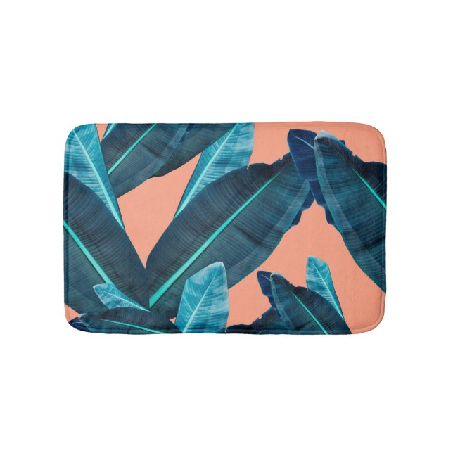 Tapis De Bain Fleurs tropicales, arrière - plan sans couture bot (Devant)