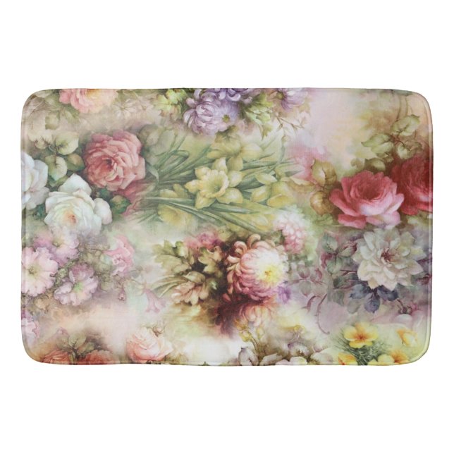 Tapis De Bain Fleurs vintages (Devant)