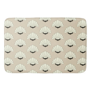 Tapis De Bain fleurs vintages élégantes d'art déco des année