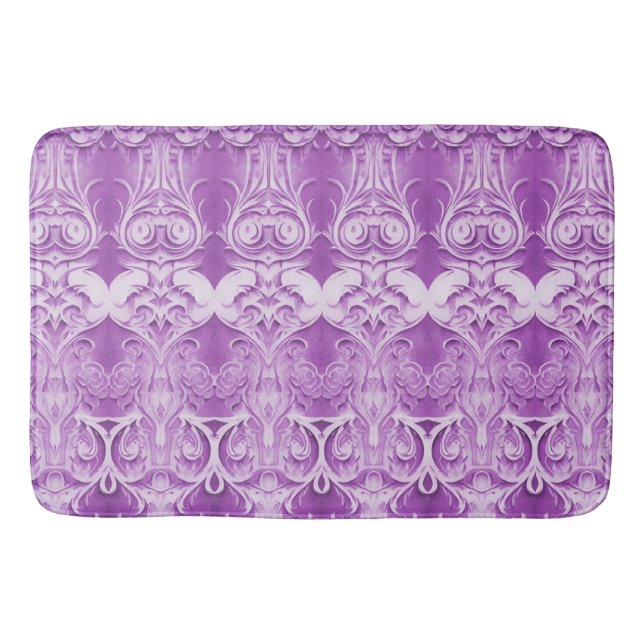 Tapis De Bain Fleurs violettes Fleur de Bain Fruit Mat (Devant)