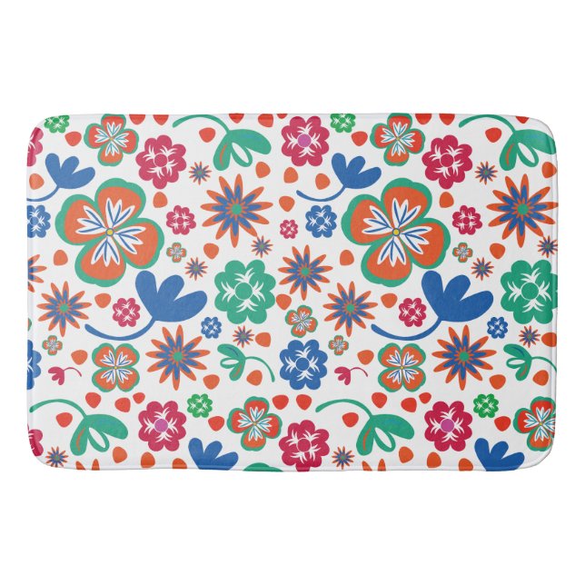 Tapis De Bain Floral (Devant)