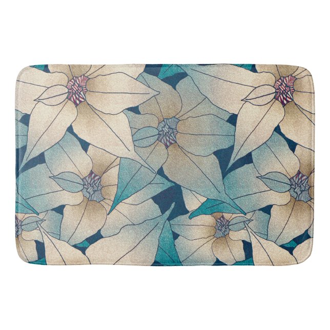 Tapis De Bain Floral (Devant)