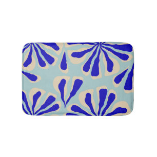 Tapis De Bain Floral Contemporain : Mode tendance sans couture.