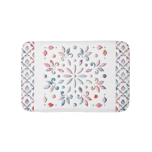 Tapis De Bain Floral d'été