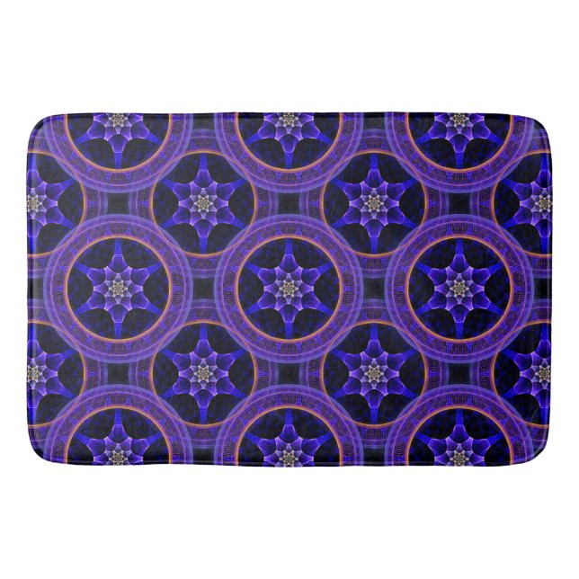 Tapis De Bain Floral Modern Boho Elegant Abstract Pattern #505 (Devant)
