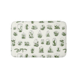 Tapis De Bain Florarium Succulent : Conception géométrique Vinta