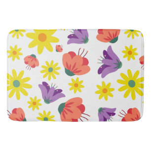 Tapis De Bain Flore mignonne