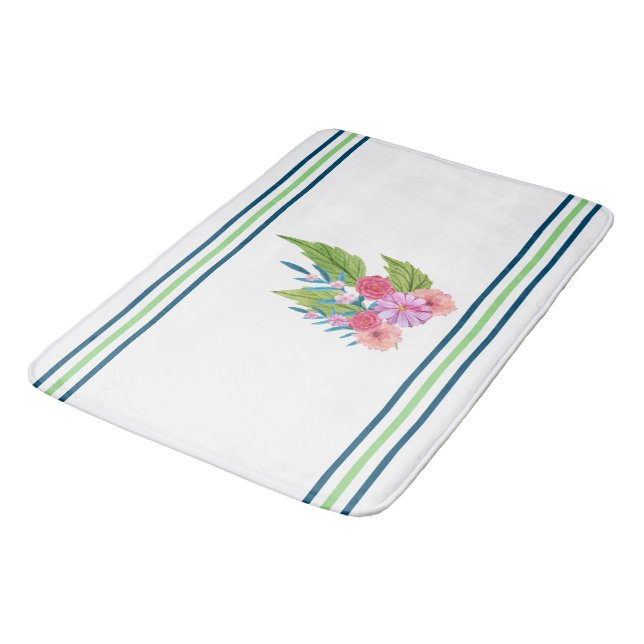 Tapis De Bain Flore printanière (Angle)