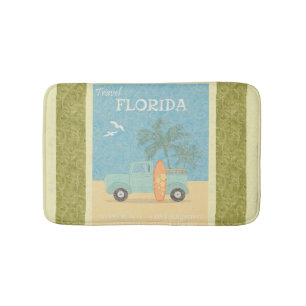 Tapis De Bain Floride : Mat de bain de voyage