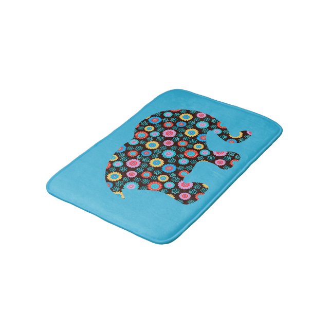 Tapis De Bain Flower Pattern (Angle)