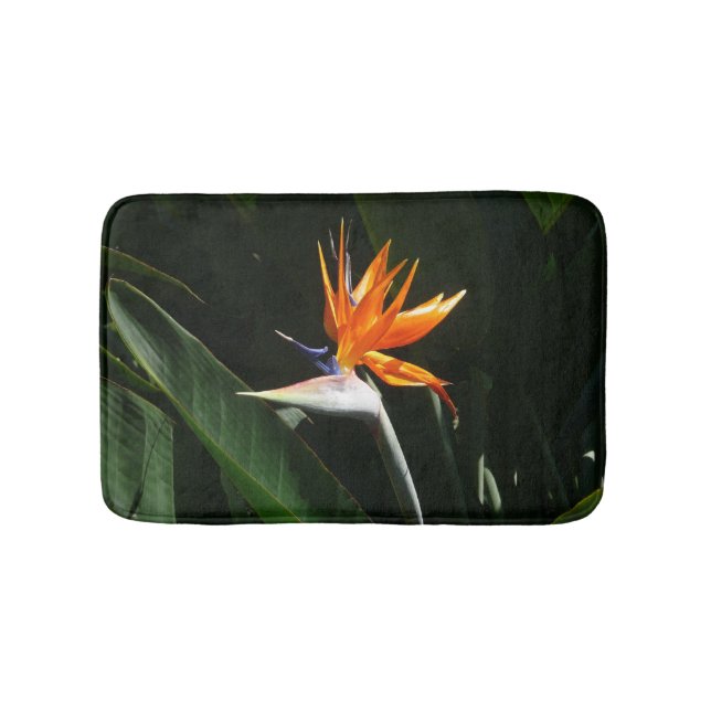 Tapis De Bain Flower tropical orange paradise (Devant)