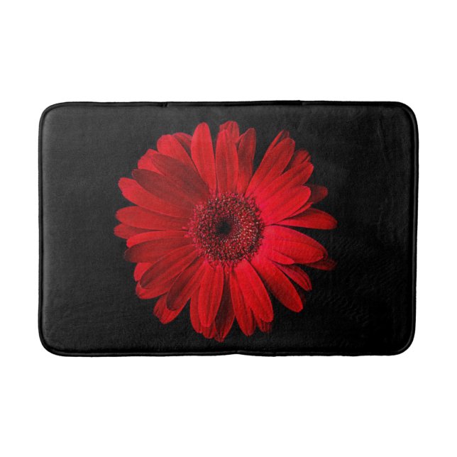Tapis De Bain Flowers | Red Gerbera Daisy (Devant)