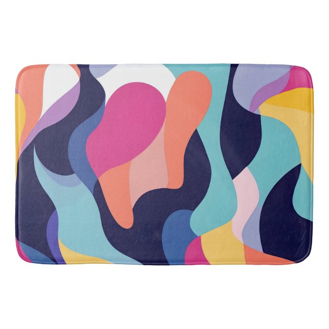 Tapis De Bain Flowing Waves résumé 5 (Devant)
