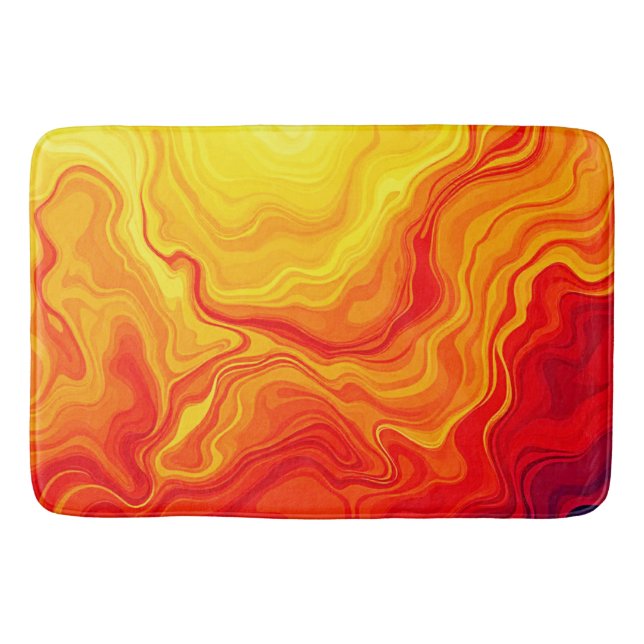 Tapis De Bain Flux Abstrait (Devant)