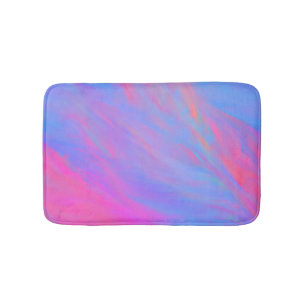 Tapis De Bain Flux Abstrait d'encre néon