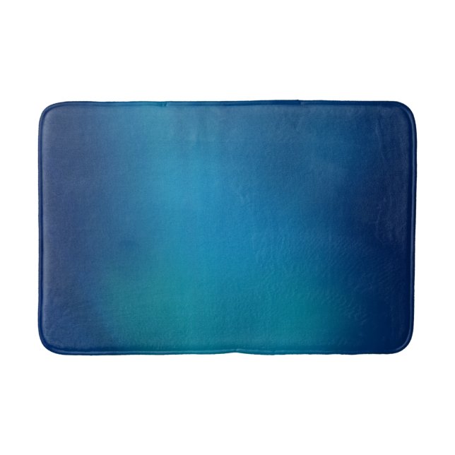 Tapis De Bain Flux sous-marin bleu profond (Devant)