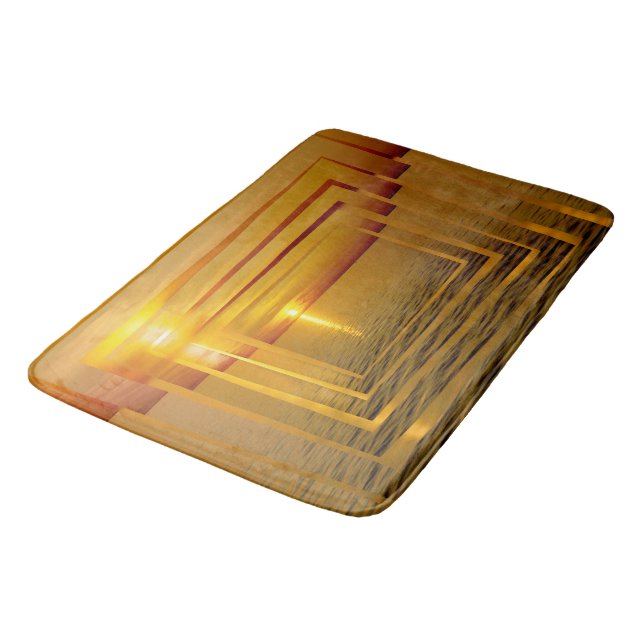 Tapis De Bain Folie du coucher du soleil (Angle)