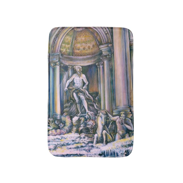 Tapis De Bain Fontana Di Trevi, Roma (Devant (Vertical))