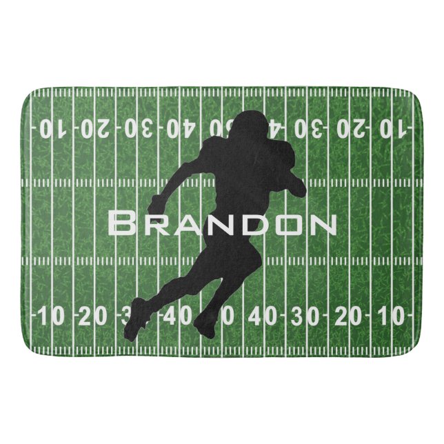 Tapis De Bain Football Field Design Bath Mat (Devant)