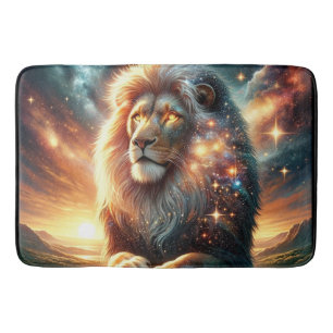 Tapis De Bain Force Astrologique du Lion Cosmique Galactique Spa