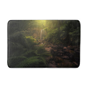 Tapis De Bain Forêt Cascade Sunlight Highlights