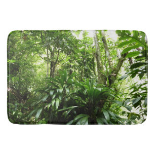 Tapis De Bain Forêt de pluie dominicaine I Nature verte tropical