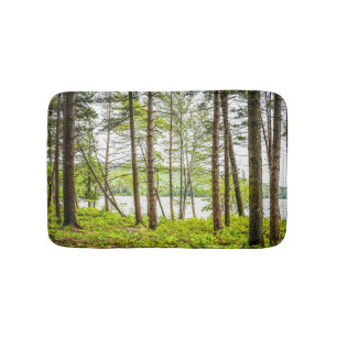 Tapis De Bain Forêt et lac Acadia Maine