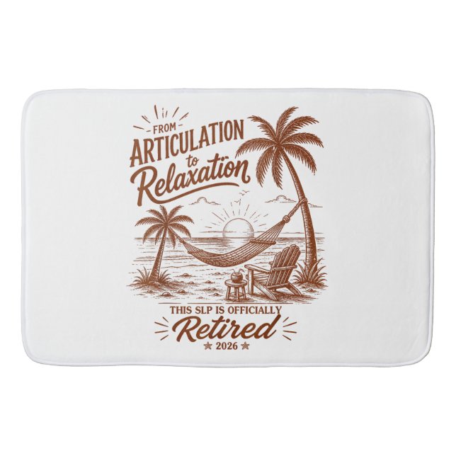 Tapis De Bain Formulaire de retraite de l'articulation à la rela (Devant)