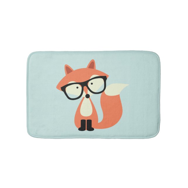 Tapis De Bain Fox rouge de hippie (Devant)