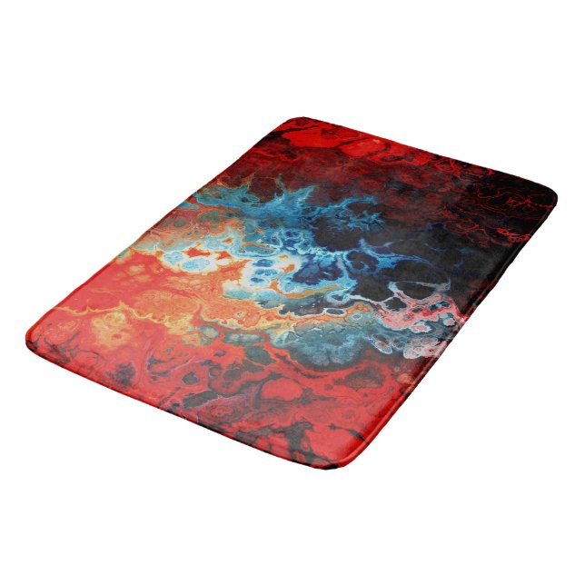Tapis De Bain Fractage du feu autochtone (Angle)