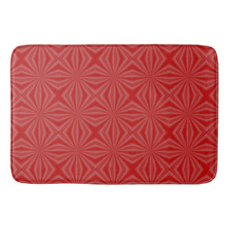 Tapis De Bain Fractage rouge Carré