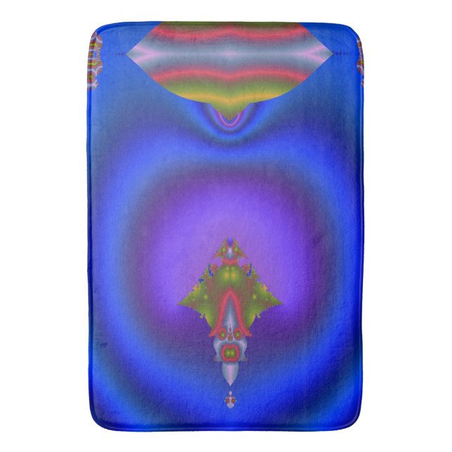 Tapis De Bain Fractale face à la colère (devant Vertical)