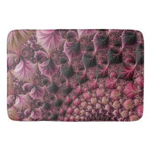 Tapis De Bain Fractale rose