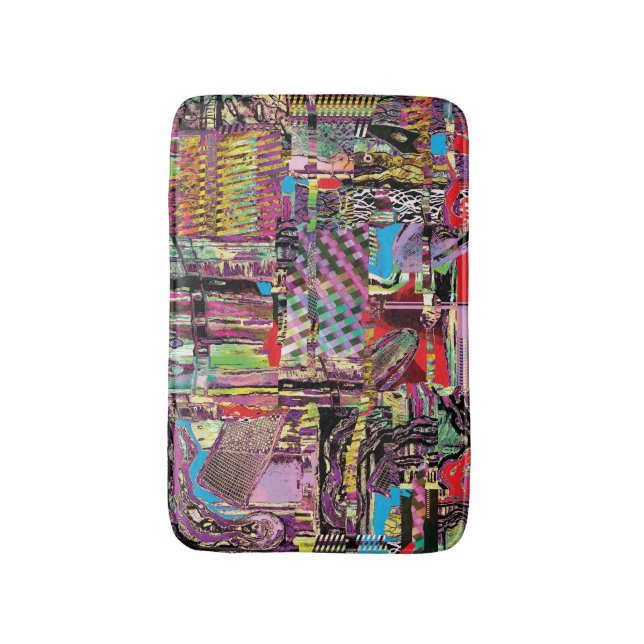 Tapis de bain – Fractales urbaines (Devant (Vertical))