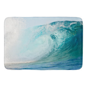 Tapis De Bain Fraîcheur de vagues bleues de l'océan Pacifique