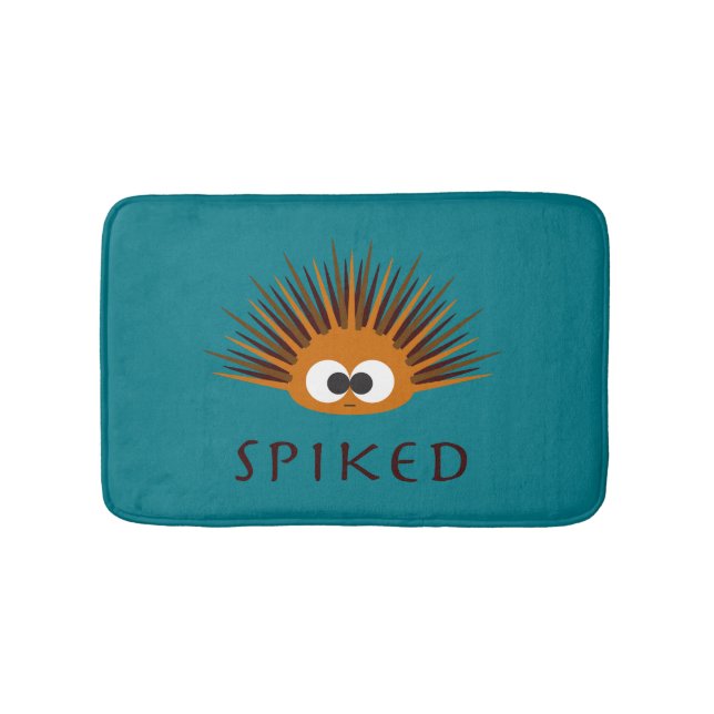 Tapis De Bain Frappé ! Urchine orange (Devant)