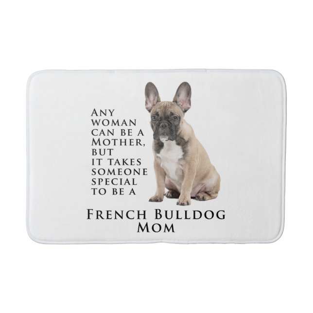 Tapis De Bain Frenchie Mom Bath Mat (Devant)