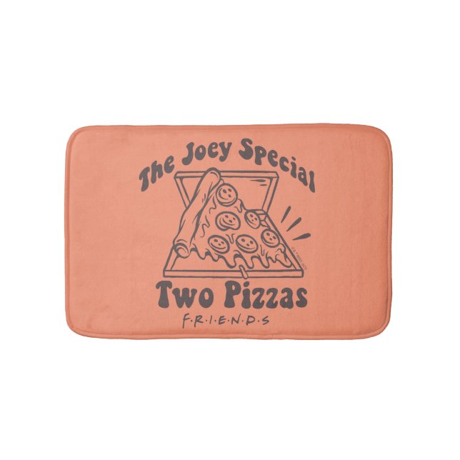 Tapis De Bain FRIENDS™ | Citation Pizza Joey (Devant)