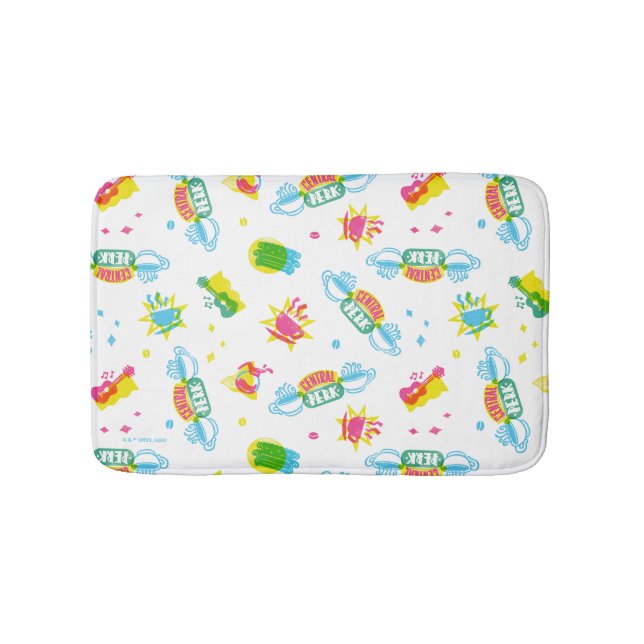 Tapis De Bain FRIENDS™ | Motif Néon Central Perk (Devant)