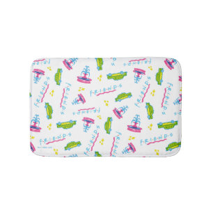 Tapis De Bain FRIENDS™ Motif Taxi et Fontaine à Eau