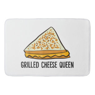 Tapis De Bain Fromage Grillé Queen Funny Fromage Grillé