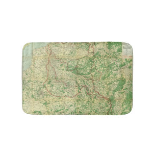 Tapis De Bain Front occidental de carte