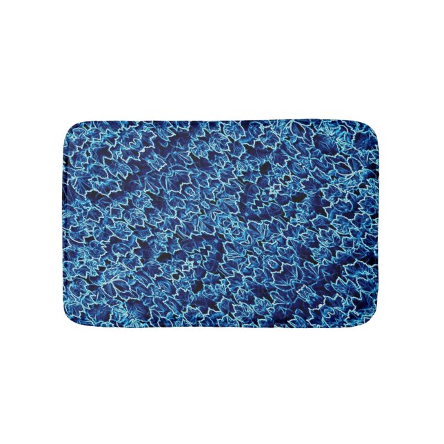 Tapis De Bain Frosted Blue Ivy Cool (Devant)